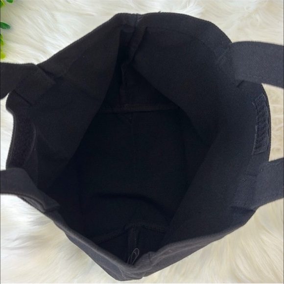 Prada Black Soft Canvas Cosmetics Bag Beauty Handle Tote VIP Gift NIB - Picture 3 of 10